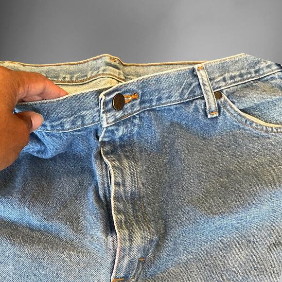 Big n' Tall Dickies Oversized Baggy Jeans 42x32 Workwear Wide Leg Denim Straight - Picture 1 of 15
